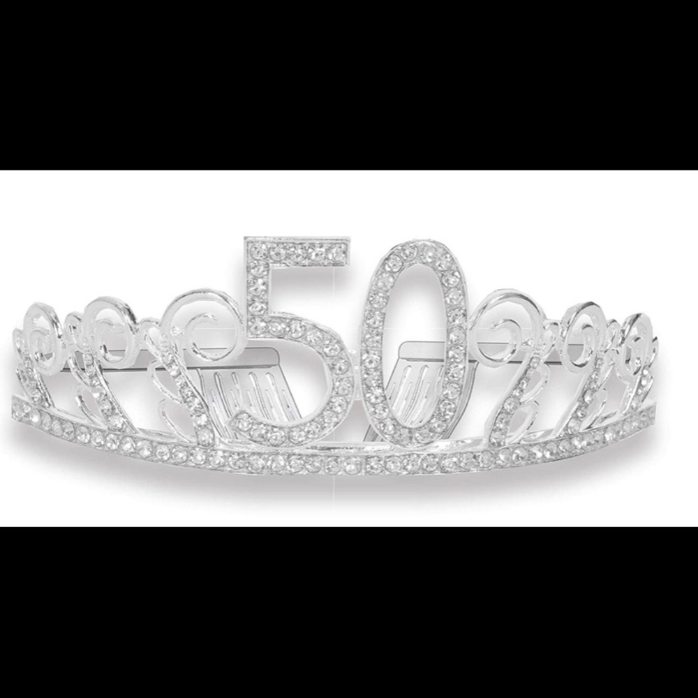 50 and Fabulous Tiara and Sash